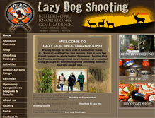 Tablet Screenshot of lazydogshooting.ie